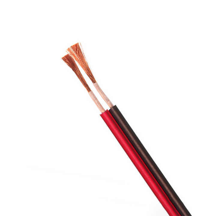 UL2468 PVC aislante altavoz de cobre alambre de 2 núcleos cable flexible con material duradero