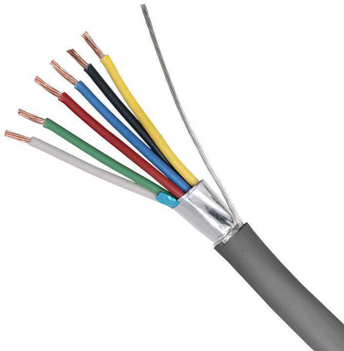 Cables de cable eléctrico de aislamiento de PVC Kvv de 1,5 mm2 para núcleos múltiples