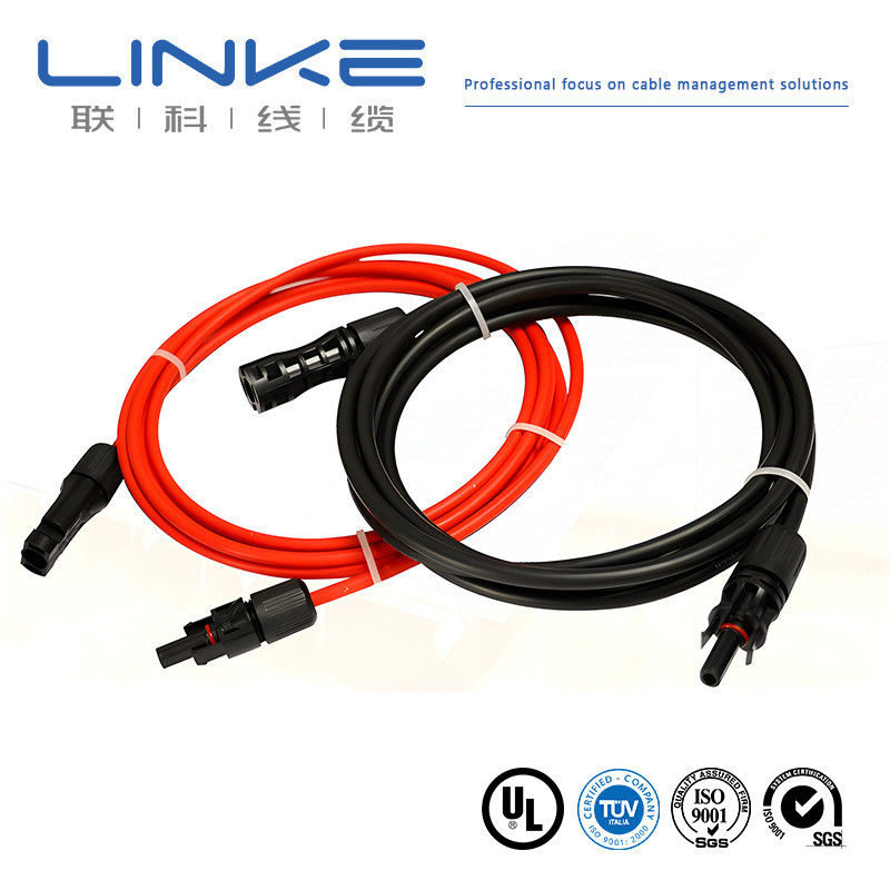 Cable solar de chaqueta de PVC de baja y media tensión 10AWG para almacenamiento de energía fotovoltaica de automóviles