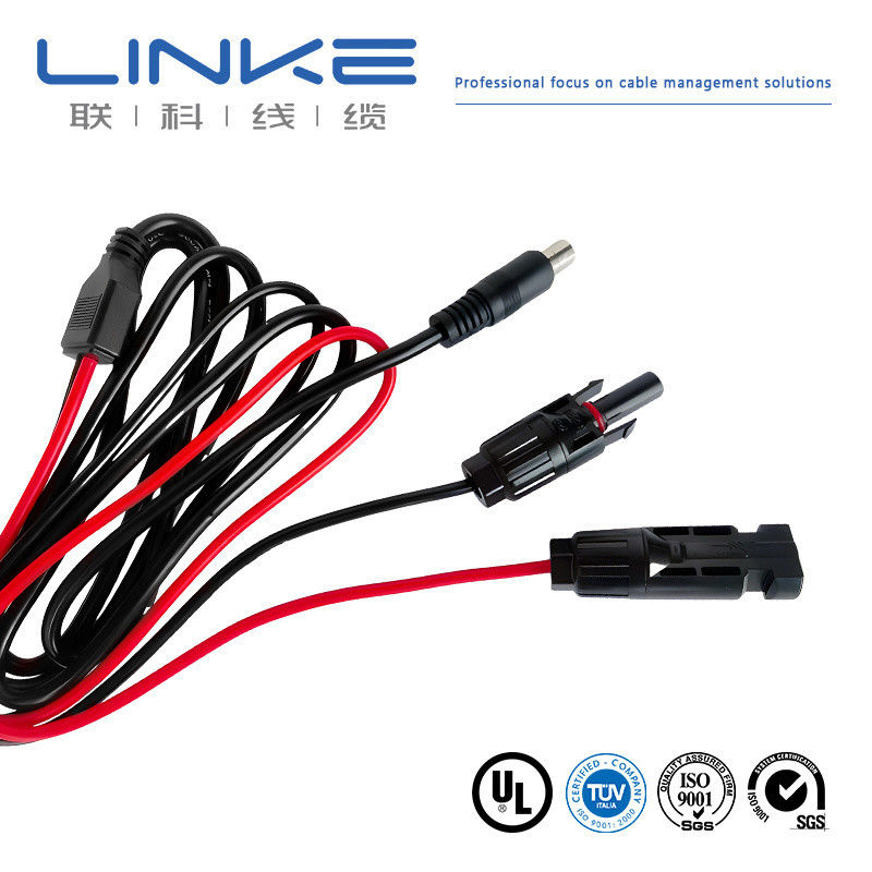 Cable solar de chaqueta de PVC de baja y media tensión 10AWG para almacenamiento de energía fotovoltaica de automóviles