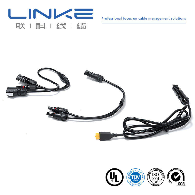 Cable solar de chaqueta de PVC de baja y media tensión 10AWG para almacenamiento de energía fotovoltaica de automóviles