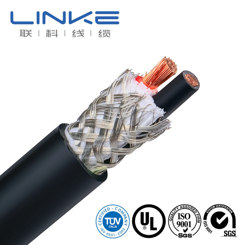 Cable multinúcleo del cable del PVC UL2661 con el cable revestido trenzado blindado de la hoja de Al