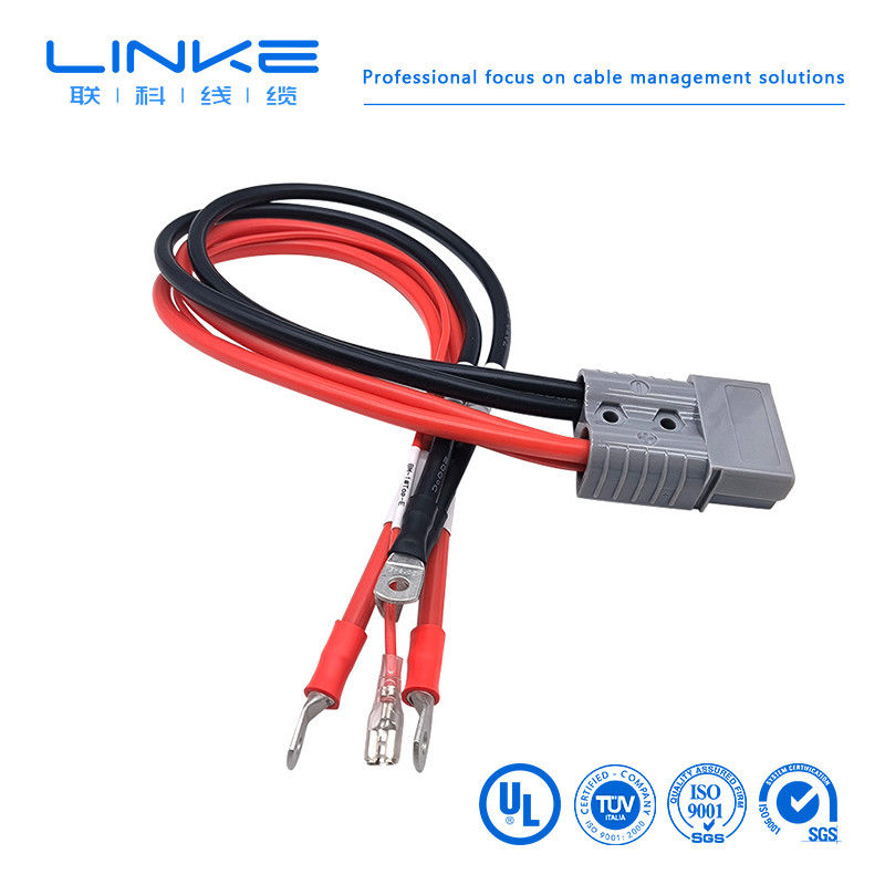 Conector de enchufe 8AWG cable de conector de panel solar 50A/600V Adaptador de puerto de anuncios 300mm cable de conector solar