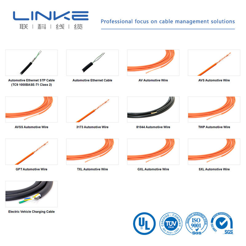 Cables de caucho de silicona para automóviles Cables de alta tensión de silicona AC