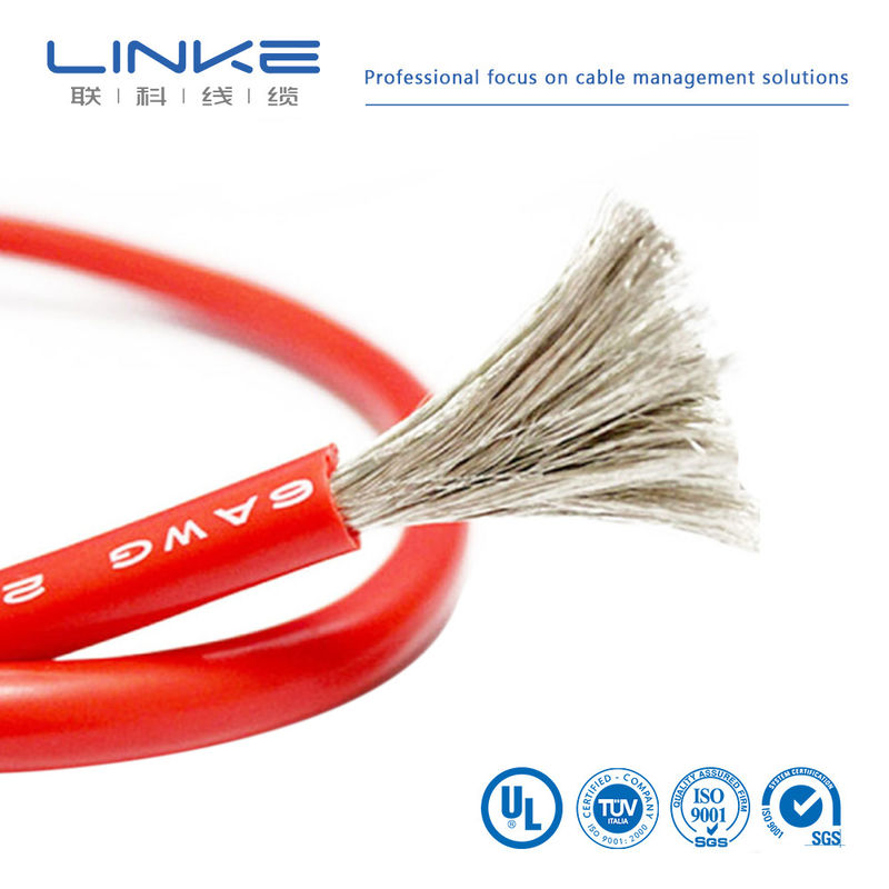 Cables de silicona de cobre enlatado con alta flexibilidad y 500V de tensión. Cables de silicona resistentes a altas temperaturas