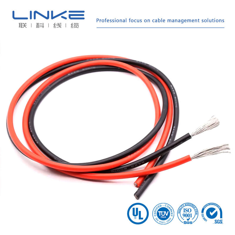 Cables de alambre de silicona de cobre enlatado con alta flexibilidad de 500 V de tensión y resistencia a altas temperaturas