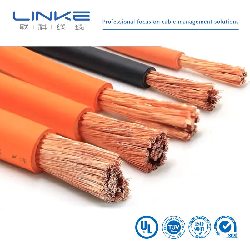 Cables de caucho de silicona de cobre enlatado UL3858 Cables de alimentación de alta tensión