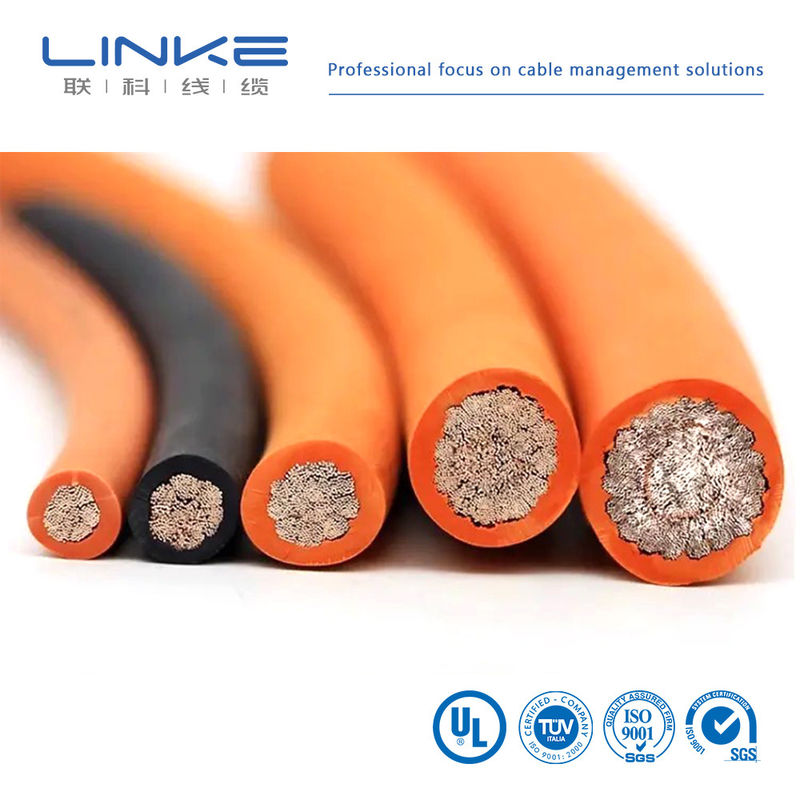 Cables de caucho de silicona de cobre enlatado UL3858 Cables de alimentación de alta tensión