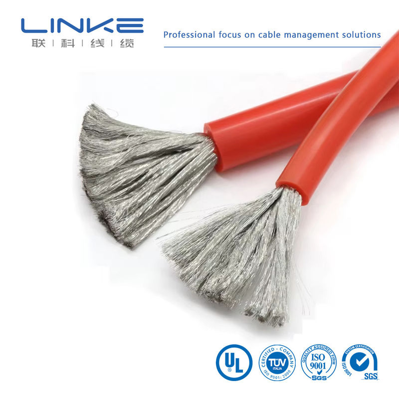 Cables de silicona de alta temperatura de cobre enlatado con múltiples tamaños AWG para aplicaciones industriales