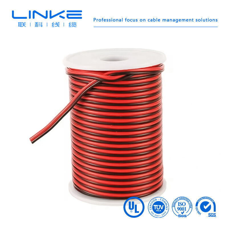 2468 VW-1 80°C 300V 22AWGx2C Cables de altavoz de PVC de 2 núcleos
