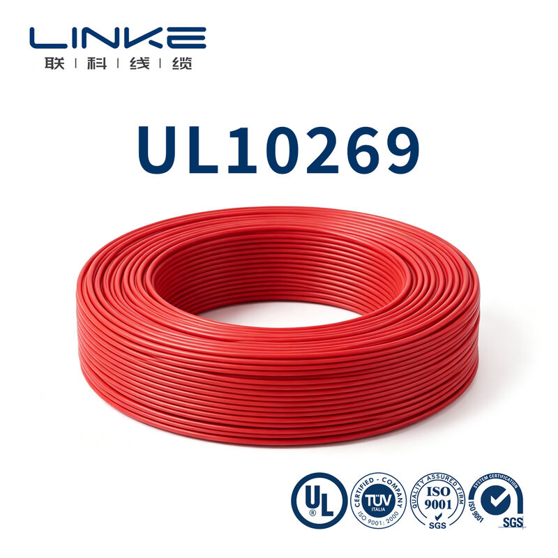 UL10269 Alta tensión 1000V 105°C Cable de conexión aislado de PVC con conductor de cobre enlatado