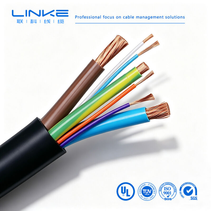 Cable de cargador de vehículos eléctricos de carga pesada de 450/750/1000V multi-núcleo personalizado para vehículos eléctricos