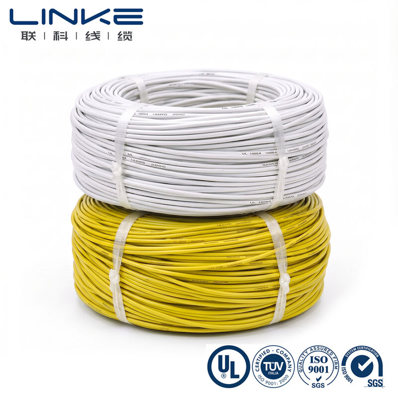 UL10064 Cables aislados de conexión de cobre enlatado de alta temperatura 105C 30V FEP para equipos automotrices e industriales