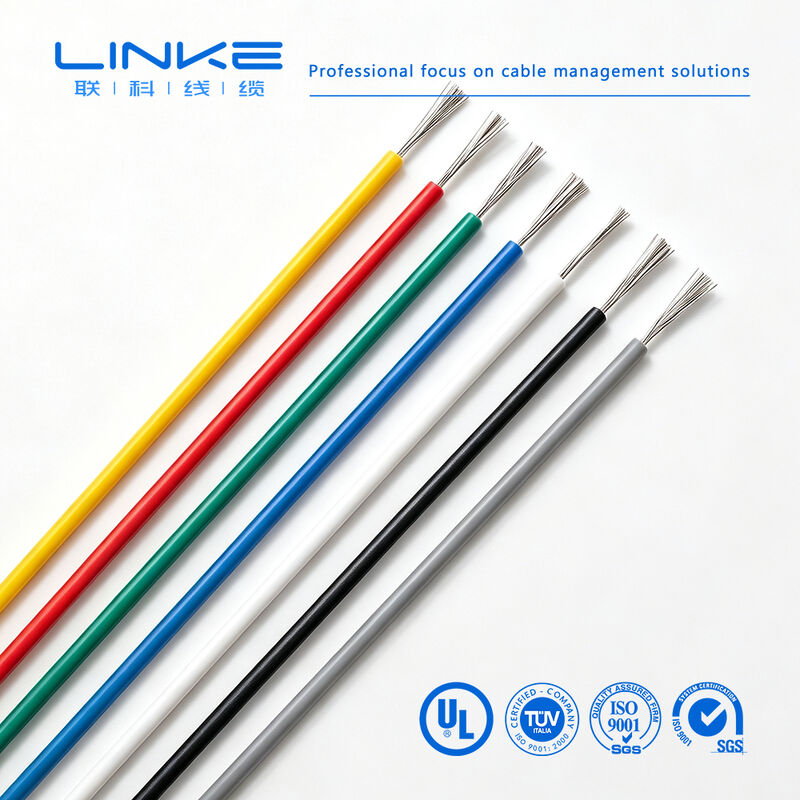 UL10064 Cables aislados de conexión de cobre enlatado de alta temperatura 105C 30V FEP para equipos automotrices e industriales
