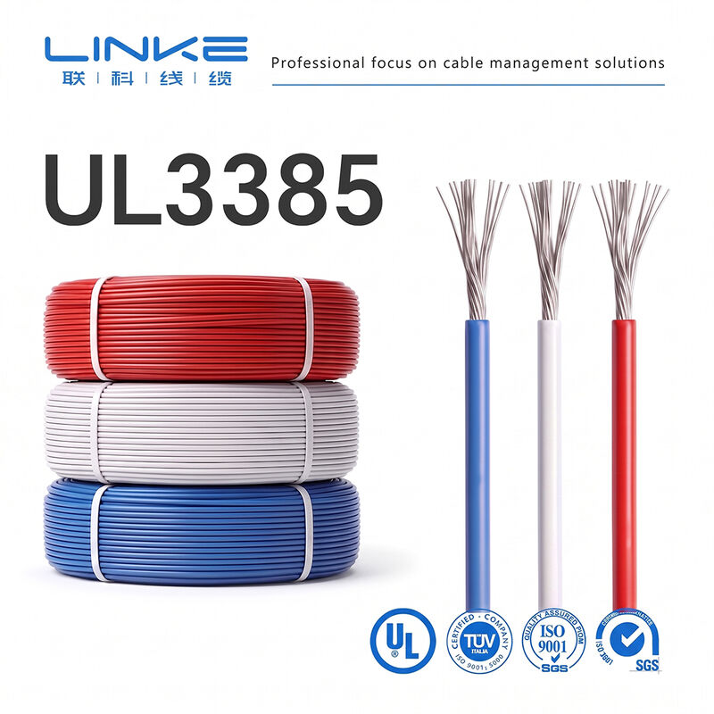 UL 3385 Cables electrónicos flexibles libres de halógenos con corriente de 600 V/1000 V para el cableado interno del aparato